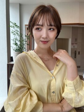 アンバー 池袋(amber) デザインカラー/縮毛矯正/ハンサムショート[池袋駅]