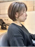 似合わせカット　ショートボブ