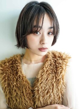 トクテ 吉祥寺(tokute) くびレイヤーエモージュグレージュカラーくびれショート/吉祥寺