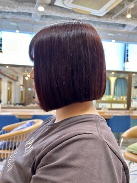 ロンドアベニール 北千住(Lond avenir) ブリーチなしダブルカラー☆美髪ボブ/美髪縮毛矯正[北千住]