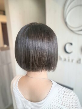 イコウヘアデザイン(icou hair design) ハイライトアッシュオリーブ×ミニボブ