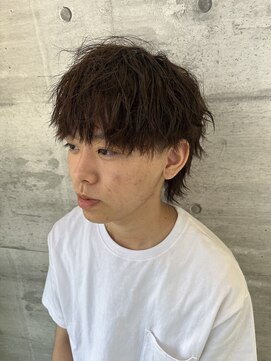 サラビューティーサイト 志免店(SARA Beauty Sight) 【福岡】マッシュウルフ/波内セット/ブラウンカラー