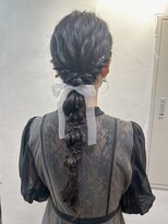 編み下ろしアレンジ　ロング　momoko