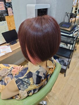 ブロッサム 東中野店 ことりベージュミルクティーベージュシースルーカラー大人可愛い