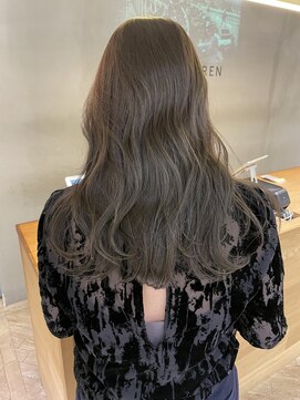 ローレン(LOREN) 透明感髪質改善ベージュダブルカラーミルクティーグレージュ