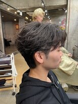 カーニー 上野(kearny) フェザーパーマ/フェザーショート/センターパート
