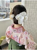 卒業式/ヘアセット／シニヨン