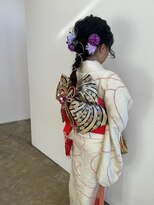 ニド(2do)&nbsp;七五三編みおろしアレンジ