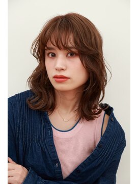 ソレイユトウキョウシブヤ(SOLEIL TOKYO shibuya) ミディアムレイヤー大人レイヤーこなれ感ミディ