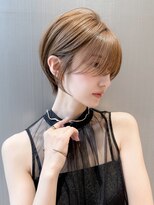 ハルキミナト ジャパン ヨコハマ(HARUKI MINATO japan YOKOHAMA)&nbsp;大人ショート/縮毛矯正/学割U24/ブルーカラー/くすみベージュ