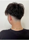 余裕がみえるアップバンクショート【大人世代/メンズカット】