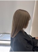 ミルクティー ブリーチ ハイトーン 三宮 ボブ 元町
