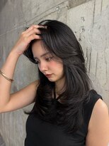 サイン 渋谷(SIGN) 海外レイヤーカットレイヤースタイル毛流れ渋谷透明感カラー