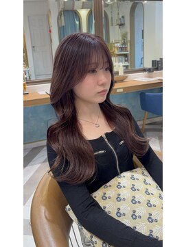 ロンドアベニール 北千住(Lond avenir) 暗めカラー/レイヤーカット/マロンベージュ/くすみベージュ/