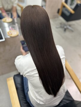 ヴィンスジオ 岐阜駅南(vince gio) ブラウンカラー/ツヤ髪/髪質改善トリートメント