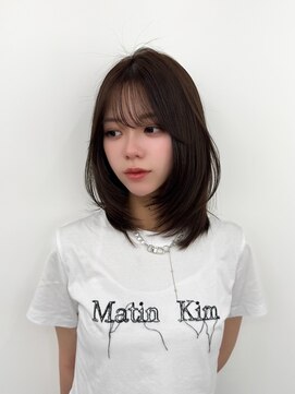 アマトウキョウスマートサロン(AMA TOKYO×Smart Salon) くびれレイヤー/顔まわりカット/レイヤーカット/小顔ヘア