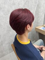 ピーディーヴィセオ 新さっぽろ店(PD VISEO)&nbsp;ハイトーンカラー×レッド