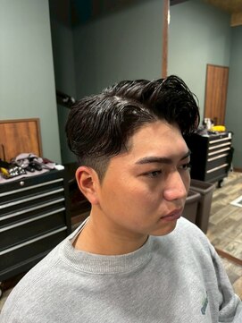 MEN’S HAIR/波巻ツイストスパイラル/フェザーパーマ/柏