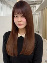 スラッシュアイボリー 姫路駅西店(SLASHivory) 艶髪ピンクベージュ