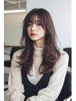 ケシキ 表参道 原宿(kesiki.)&nbsp;ミディアムレイヤー/顔周りレイヤー/ハッシュカット/韓国へア