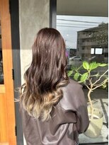 ラッキーヘア 加古川(Lucky Hair)&nbsp;ホワイトベージュ裾カラー【カドワキ】【ラッキーヘア加古川】