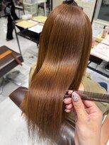 フォルテ 島田店&nbsp;カラー後でもお悩みレス、なめらか艶ストレートヘア