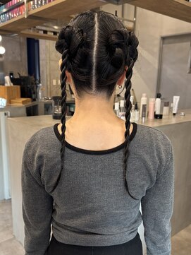 イミ(imi) カチモリヘア/ツインアレンジ/シニヨン/お団子/ヘアセット/登戸