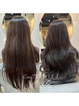 カラフクオカ 薬院駅前(Cara FUKUOKA) ショコラグレージュ&レイヤーカット《福岡透明感カラー》