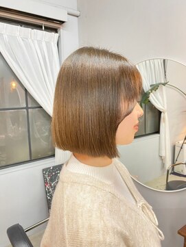 チャプター 問屋町(chapter) 髪質改善トリートメントミルクティーブラウン韓国ヘア