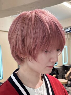 テン バイ アンブルリュクス 池袋(teN +by ambleluxe) ピンクベージュ/ブリーチ/春カラー