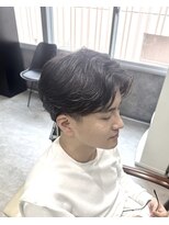フォンド 津田沼(fond.)&nbsp;MEN’S/リバースセンターパート/ニュアンスパーマ/津田沼