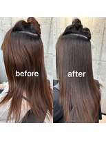 ユアーズヘア 新宿WEST(youres hair) 乾かすだけでまとまる美髪矯正before&after