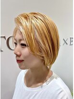 トキエダ バイ エアンス(TOKIEDA EAN/s)&nbsp;質感再整カラートリートメントでツヤありブリリアントゴールドに