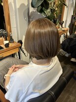 ヘアードレスビュー(hair dress V.I.E.W)&nbsp;ミルクティーカラー×ふんわりボブショート