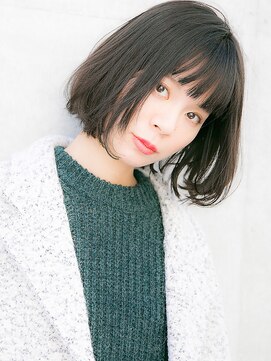 リリアン 青山(relian) ダークアッシュ×ワンカールボブ