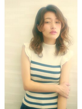 モードケイズ 西宮(MODE K's) ブラウンカラー/大人かわいい/小顔/斜めバング/アシンメトリー