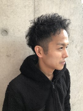 マール 矢場町(MARL) ショートツイストパーマ /簡単メンズスタイリング