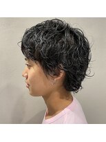 フェンヘアーアイス 中目黒(Fen.hair ici)&nbsp;メンズ　個性派マッシュウルフパーマ