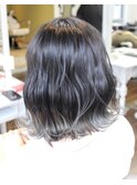 グラデーション×シルバーグレージュ