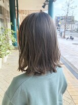 サンク ドリームプラザ店(CINQ)&nbsp;CINQ 透き通るアッシュグレージュカラー×ロブ