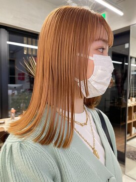 ナル(nalu.) オレンジベージュ / ペールオレンジ / ブリーチカラー