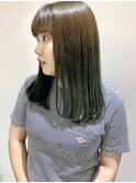 【FOLK】結ぶと毛先が青くなる☆ブルーグラデーション♪