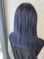 ボックスミコ(Box mico.)&nbsp;ブルーラベンダーの暗髪でカッコ可愛い切りっぱスタイル