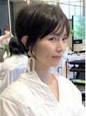 ショートヘア/ひし形シルエット/前髪/小顔/大人/30代・40代