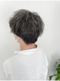 パーマ&派手髪  シルバーヘアー