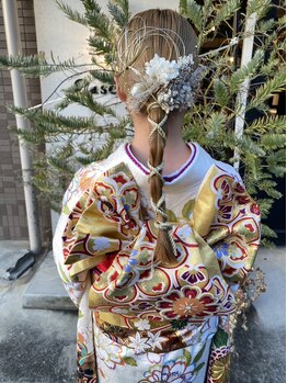 カセッタ(Casetta.)の写真/本格派の着付けとヘアセットができるサロン☆プロの技術で特別な日をより華やかに演出♪《JR吹田徒歩3分》