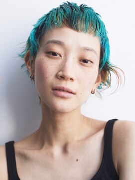 ザレミー(THE REMMY) ベリーショート/デザインカラー/ブルーカラー