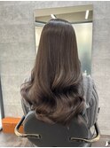 【lilley 稲永麻衣】ブリーチなしカラー+天神韓国ヘア