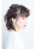 可愛いアレンジヘア