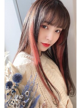 ヘアーズ ベリー 大和田店(hairs BERRY) ★BERRYインナーハイライトエアリーロングフェイスレイヤー艶髪